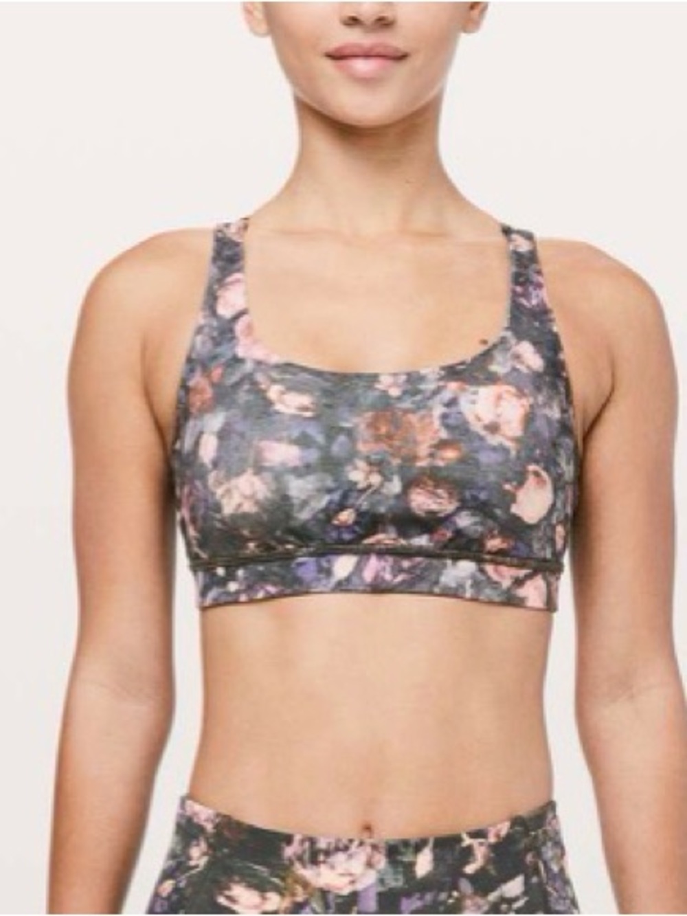 Lululemon Energy Sports Bra Frosted Rose Size 4